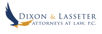 the logo for dixon & lasseter attorneys at law, llc